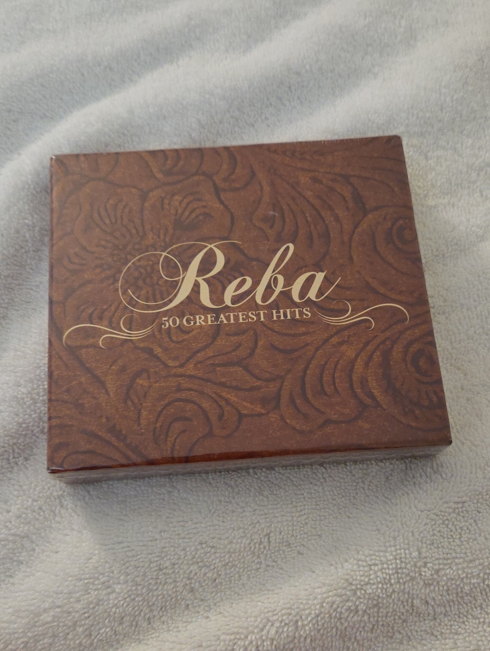 Reba Brown Box Set with Gold Lettering